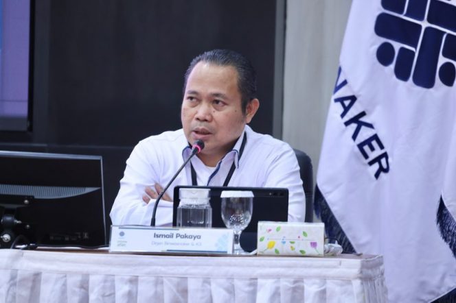 
					Direktur Jenderal Pembinaan Pengawasan Ketenagakerjaan dan Keselamatan dan Kesehatan Kerja (Dirjen Binwasnaker dan K3) Kemnaker, Ismail Pakaya