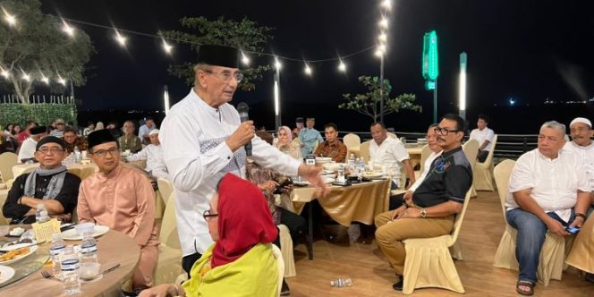 
					Buka puasa bersama oleh Perkumpulan Kawan Lama (Kalam) Kota Batam, di Restoran D’Patros Harbour Bay, Jodoh, Batam, Sabtu (14/03/2026).