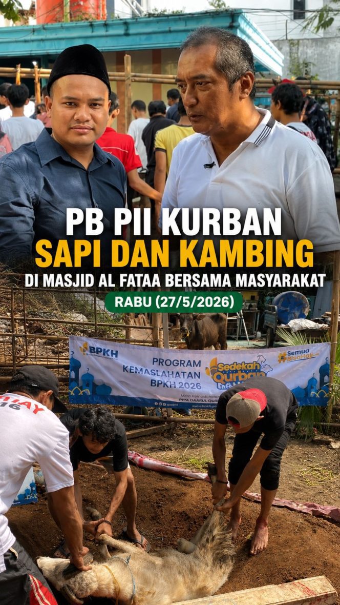 
					PB PII Gelar Kurban Bersama Masyarakat di Masjid Al Fataa