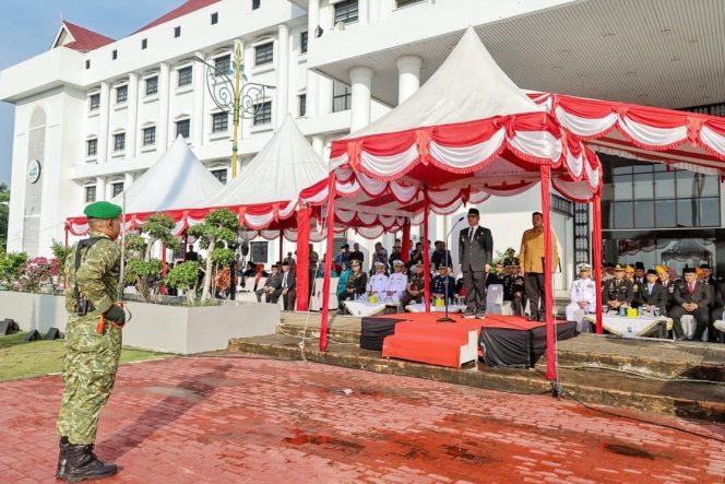 
					Wagub Nyanyang Pimpin Upacara Hari Lahir Pancasila 2026, Tegaskan Pancasila Fondasi Persatuan dan Perdamaian Dunia