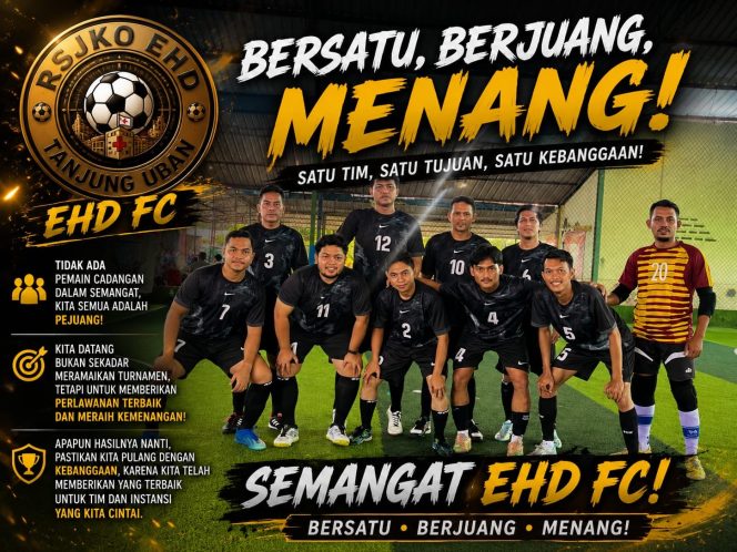 
					Bermain dengan 4 Pemain, RSJKO EHD FC Tetap Menang dan Lolos ke Fase Selanjutnya