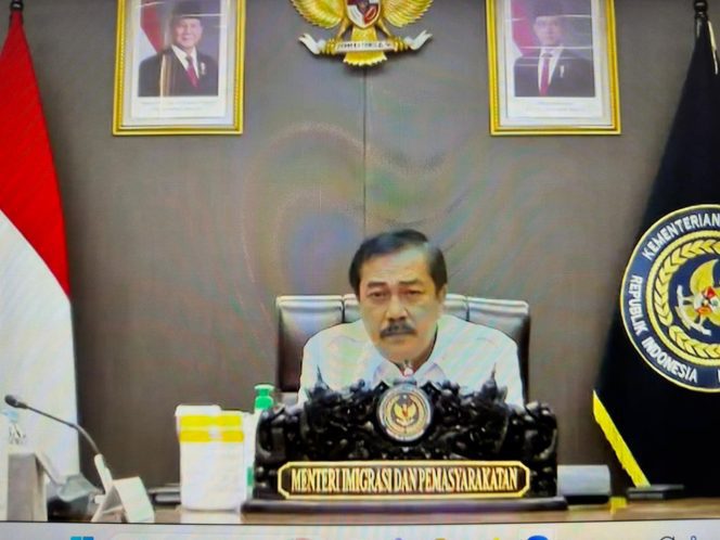 
					Kantor Imigrasi Belakang Padang Ikuti Arahan Menteri Imigrasi dan Pemasyarakatan Secara Virtual