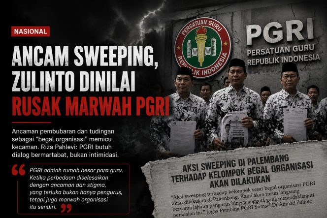 
					Ancam Sweeping, Zulinto Dinilai Rusak Marwah PGRI