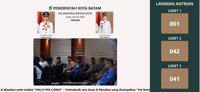 
					SAPA Batam Kota Permudah Pelayanan Administrasi, Antrean Kini Lebih Tertib dan Efisien