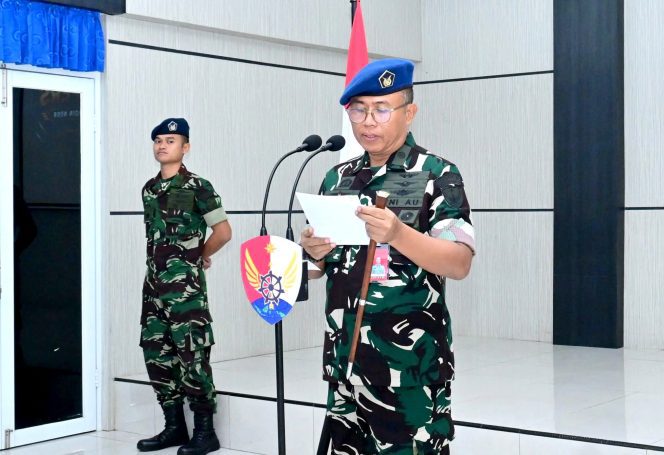 
					Komandan Lanud Sjamsudin Noor Pimpin Sertijab Kadispers, Tegaskan Pembinaan Personel sebagai Pilar Kekuatan Satuan