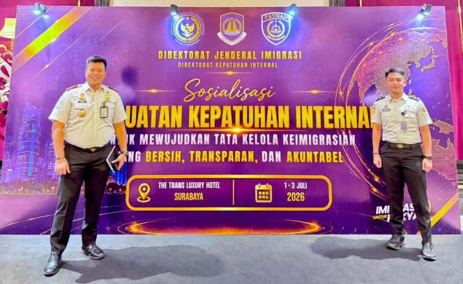 
					Kantor Imigrasi Kelas II TPI Belakang Padang Ikuti Sosialisasi Penguatan Kepatuhan Internal