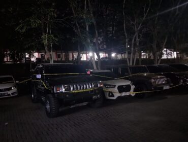 Ket foto: barang bukti beruapa mobil mewah yang berhasil diamankan petugas