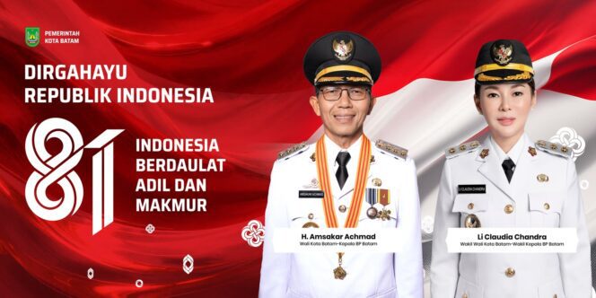 
					Kado HUT ke-81 RI: Investasi Batam Tumbuh, Amsakar-Li Claudia Pastikan Lapangan Kerja Terus Bertambah