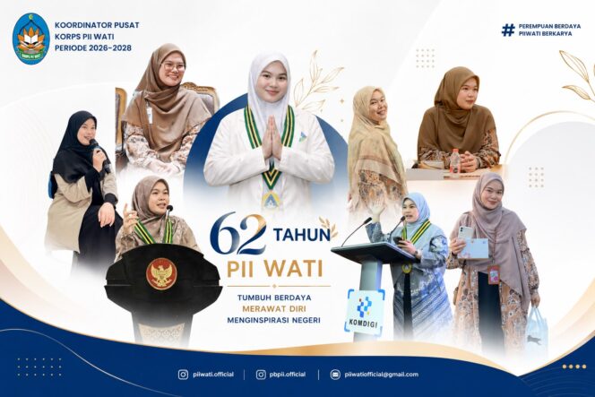 
					Semarak Hari Lahir PII Wati ke-62: Perayaan Serentak di Tiga Wilayah, Ketua Korpus PII Wati, Melisa: Merawat Diri, Tumbuh Berdaya, Menginspirasi Negeri