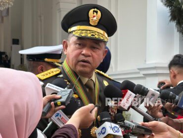 Kepala Staf Angkatan Darat (KSAD) Jenderal Maruli Simanjuntak di Istana Kepresidenan Jakarta, Senin (17/8/2026).