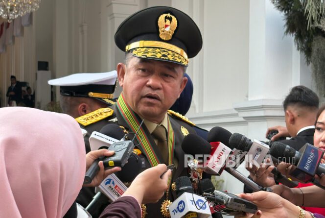 
					Kepala Staf Angkatan Darat (KSAD) Jenderal Maruli Simanjuntak di Istana Kepresidenan Jakarta, Senin (17/8/2026).