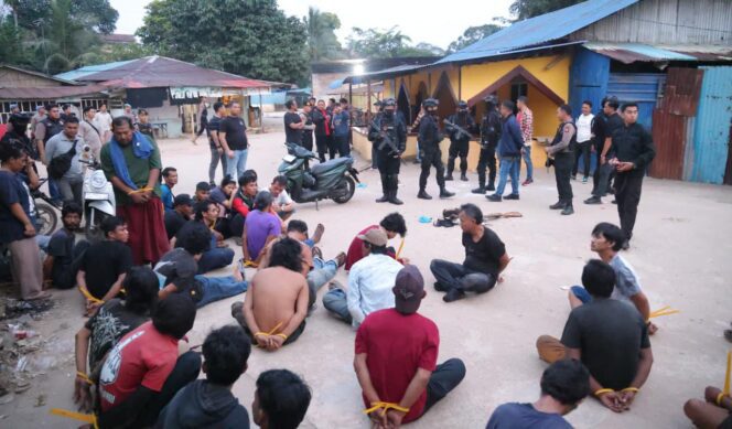 
					114 Orang Diamankan Diduga Narkoba, Pada KRYD Polda Kepri