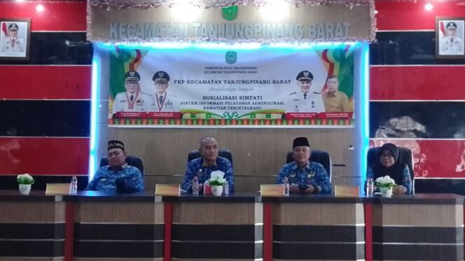 
					Kecamatan Tanjungpinang Barat Sosialisasikan SIMPATI, Permudah Pelaporan dan Pengurusan Akta Kematian