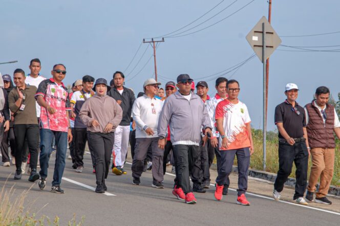 
					Biasanya Senam, ASN Pemko Tanjungpinang Jalan Santai 5K