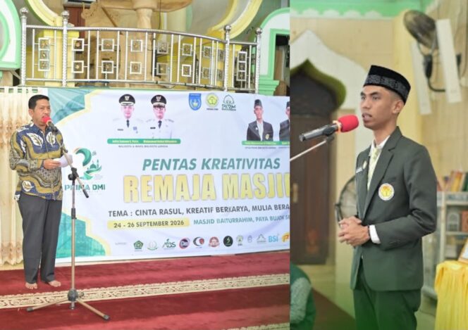 
					Wali Kota Langsa Buka PKRM 2026, Ketua PRIMA DMI Langsa Dorong Masjid Jadi Benteng Moral Generasi Muda