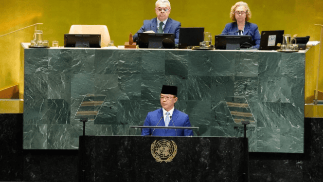 
					Di Sidang Umum PBB, Menlu RI Tegaskan Ketahanan Nasional sebagai Fondasi Ketahanan Global