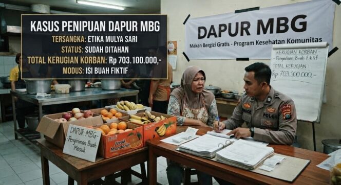 
					Kasus Penipuan Proyek Fiktif Makan Bergizi: Etika Mulia Sari Resmi Ditahan di Padang